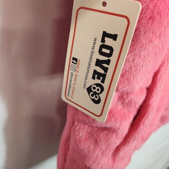 Love83 Faux Fur Jacket in Pink - Size Small - Picture 5 of 8